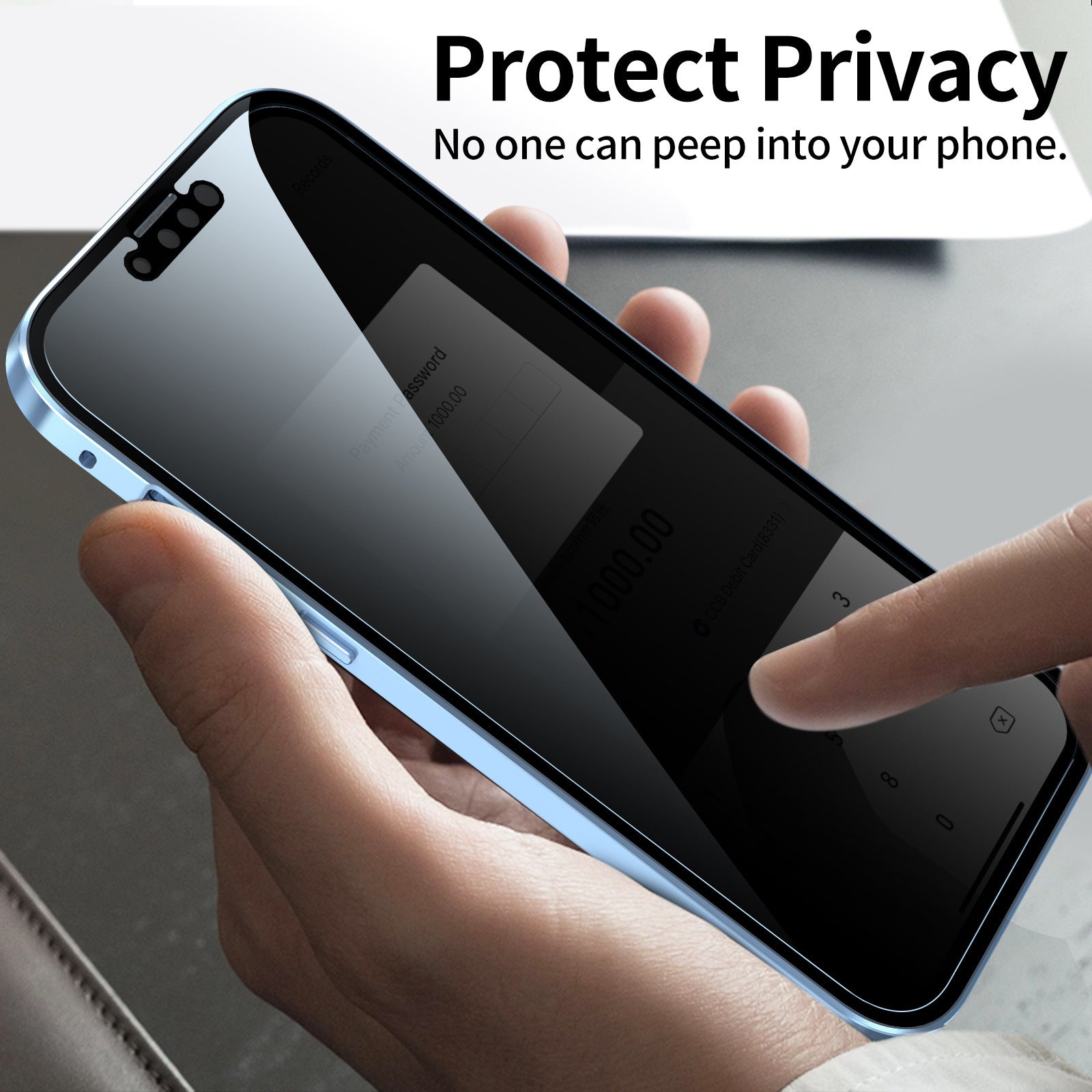 Privacy-proof Magneto Phone Case Double Sided Metal Frame Privacy-proof Magneto Phone Case Double Sided Metal Frame